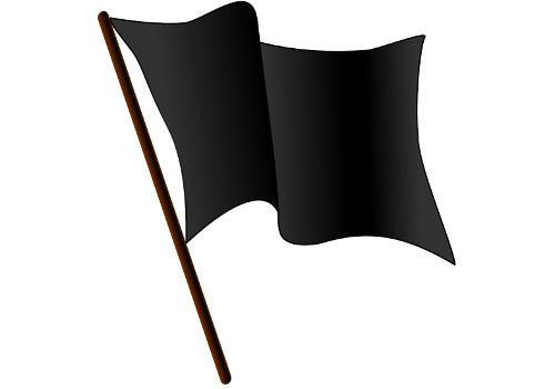 drapeau noir